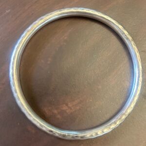 Silpada Hammered .925 Sterling Silver Bangle